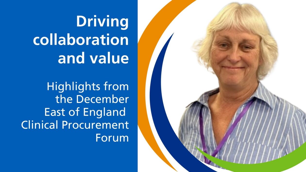 Jill Kettle's photo inside the Hub logo. To the left, the title of the article on an NHS Blue background.