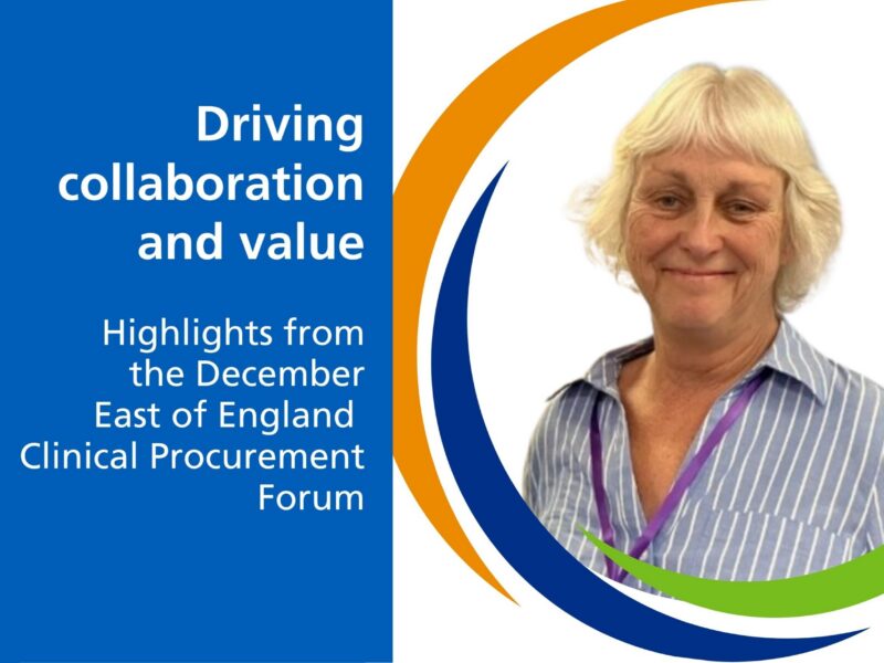 Jill Kettle's photo inside the Hub logo. To the left, the title of the article on an NHS Blue background.