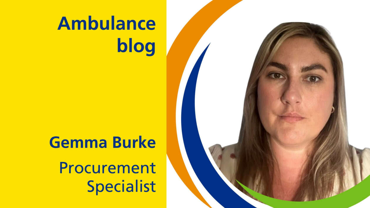 Ambulance blog - Gemma Burke, Procurement Specialist